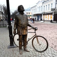 Photo taken at Циолковский-велосипедист by Максим Т. on 11/24/2013