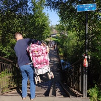 Photo taken at Лупповский пешеходный мост by Marina S. on 8/17/2019