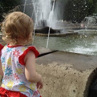Photo taken at Fountain in Center Park by Spawn on 5/25/2013