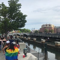Photo taken at WaterFire - Memorial Park by Kevin V. on 6/16/2018