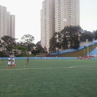 Photo taken at Estádio Municipal Vereador José Ferez by Gustavo T. on 9/27/2014