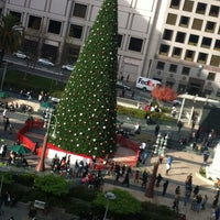 Photo taken at Union Square Christmas Tree by Elizabeth D. on 12/29/2012