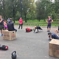 Площадка рибок в парке Победы