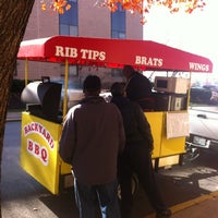 Photo taken at Backyard BBQ Food Cart by Madam C. on 11/16/2012