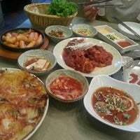 Photo taken at Baek Doosan Korean Restaurant by Min Jia on 5/19/2013