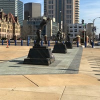 Photo taken at St Louis Blues Statues by Joe R. on 1/30/2017