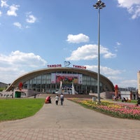 Photo taken at Площадь перед ЛДС &amp;quot;Кристалл&amp;quot; by Тимофей П. on 5/9/2013