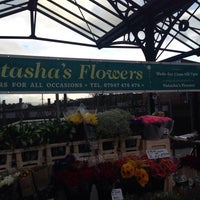 Photo taken at Natasha&amp;#39;s Flower Stall, Kentish Town by Flavio M. on 1/16/2014