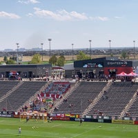 Photo taken at Colorado Rapids Supporters Terrace by Ahsan A. on 9/11/2021