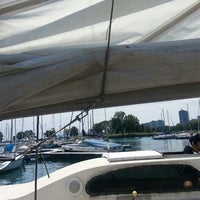 Photo taken at Montrose Harbor - F Dock by Mary M. on 7/21/2013