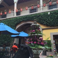 Photo taken at Hotel Hidalgo by Víctor Eduardo P. on 6/15/2015