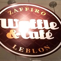 Photo taken at Zaffiro Waffle &amp;amp; Café by Munir Jose Carlos M. on 5/2/2014