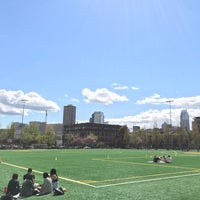 Photo taken at Bobby Morris Playfield by Rohan M. on 5/6/2017