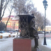 Photo taken at Памятник швейной машинке by Vladimir K. on 1/8/2013
