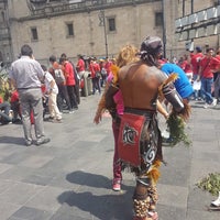 Photo taken at Plaza de la Constitución (Zócalo) by Alma Y. on 10/14/2018