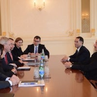 Photo taken at Prezidentin Administrasiyası by Emil G. on 2/6/2014