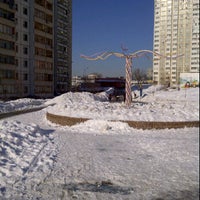 Photo taken at Пешеходная зона с фонтаном by Konstantin U. on 3/5/2013