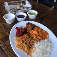 Photo taken at Mantra Indian Cuisine &amp;amp; Bar by Sora C. on 5/4/2014
