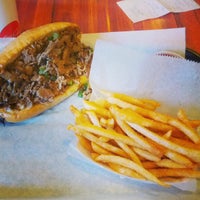 Photo taken at ForeFathers Gourmet Cheesesteaks &amp;amp; Fries by Jason R. on 12/21/2012