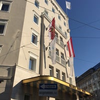 Photo taken at IMLAUER HOTEL PITTER Salzburg by maneki n. on 8/16/2018