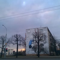Photo taken at Остановка «Улица Короткевича» by Yana C. on 3/24/2016