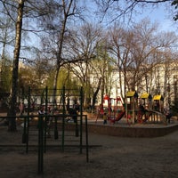 Photo taken at Literaturnyi Square by Denis P. on 4/24/2013
