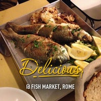 Fish Market Now Closed Trastevere Roma Lazio