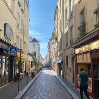 Photo taken at Rue Mouffetard by Michael K. on 9/23/2021
