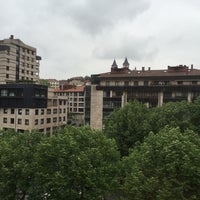 Photo taken at Hotel NH Collection San Sebastián Aránzazu by Luis M. on 5/26/2016