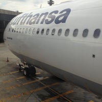 Photo taken at Lufthansa Flight LH 505 by Bruno R. on 12/1/2012