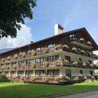 Photo taken at Sentido Zugspitze Berghotel Hammersbach by Aleksandra B. on 8/25/2019