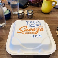 Photo taken at Snooze by amy f. on 4/4/2019