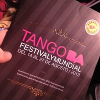 Photo taken at Festival Y Mundial De Tango by Rodrigo M. on 8/25/2013
