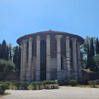 Photo taken at Tempio di Ercole Vincitore by Camila M. on 8/15/2023