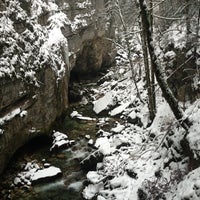 Photo taken at Gorges de l&amp;#39;Areuse by Paulo F. on 1/20/2013