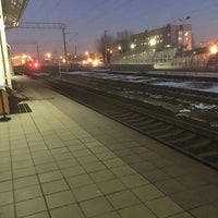 Photo taken at ст. Ждановичи by Алёна П. on 2/17/2016