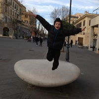 Photo taken at Piazza Anco Marzio by Biosbook Social Network w. on 4/23/2013