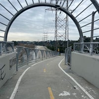 Photo taken at Baum Bicycle Bridge by Anthony J. on 2/26/2024