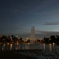 Photo taken at Echo Park Lake by Anthony J. on 11/28/2023
