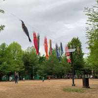 Photo taken at Hanegi Park by モリコ on 5/6/2024
