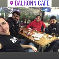 Photo taken at Balkonn Cafe &amp;amp; Nargile by Ferhat T. on 3/22/2019