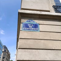 Photo taken at Rue de l&amp;#39;Université by J.D. C. on 5/1/2022