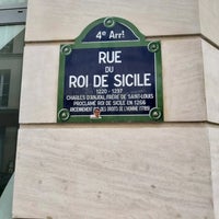 Photo taken at Rue du Roi de Sicile by J.D. C. on 6/20/2021