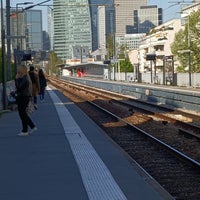 Photo taken at Gare SNCF de Courbevoie by J.D. C. on 4/20/2023