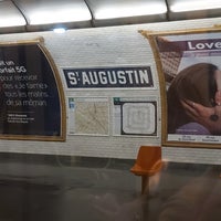 Photo taken at Métro Saint-Augustin [9] by J.D. C. on 8/27/2022