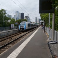 Photo taken at Gare SNCF de Courbevoie by J.D. C. on 7/18/2019