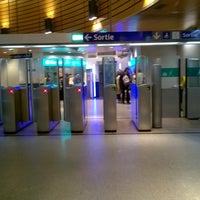 Photo taken at Métro Olympiades [14] by J.D. C. on 10/27/2016