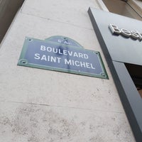Photo taken at Boulevard Saint-Michel by J.D. C. on 1/13/2020