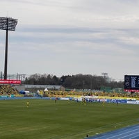 Photo taken at K&amp;#39;s denki Stadium Mito by ほ on 3/24/2024