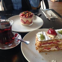 Photo taken at Beyaz Fırın &amp;amp; Brasserie by Asli B. on 4/20/2013